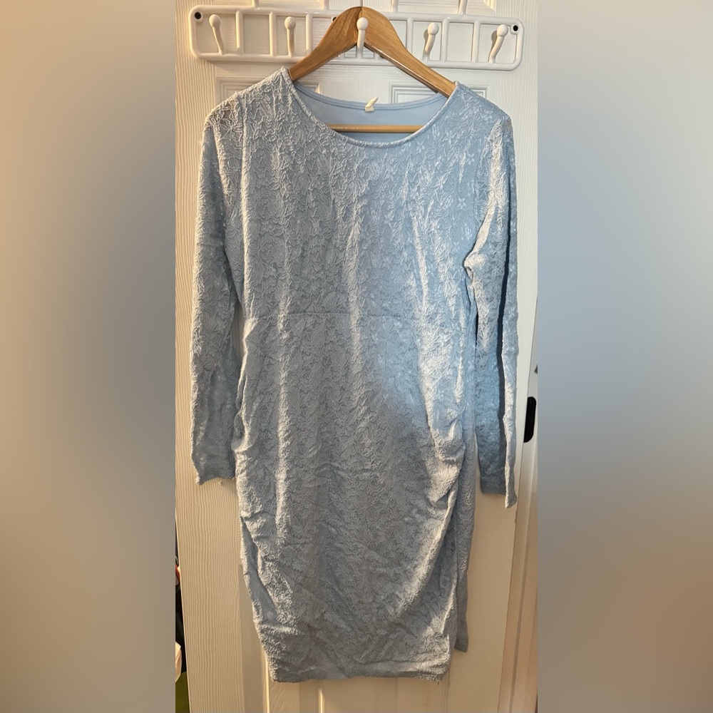 Pinkblush Light Blue Lace Dress